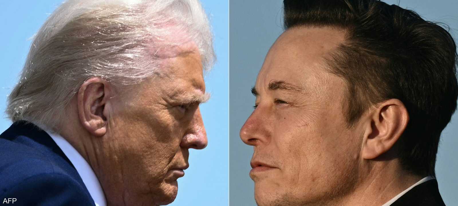 الرئيس الأميركي دونالد ترامب والملياردير إيلون ماسك