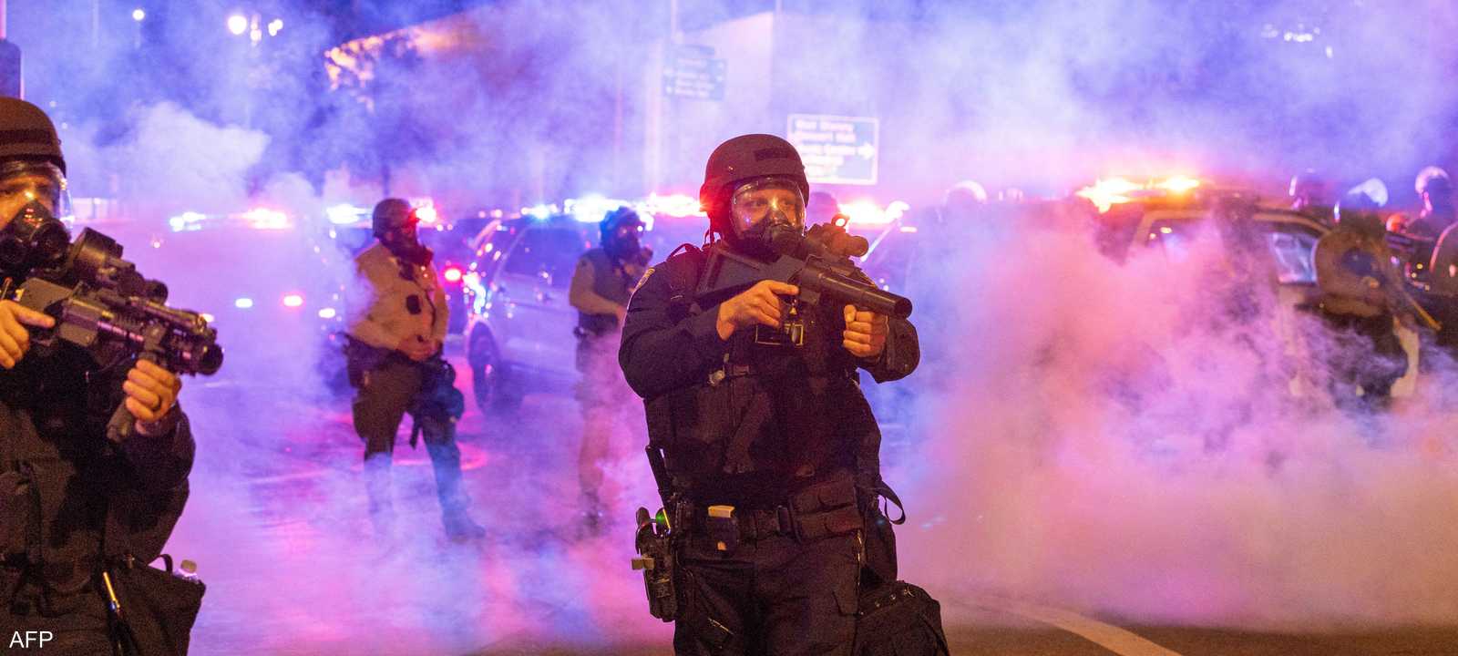 جانب من اضطرابات لوس أنجلوس