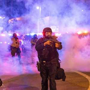 جانب من اضطرابات لوس أنجلوس