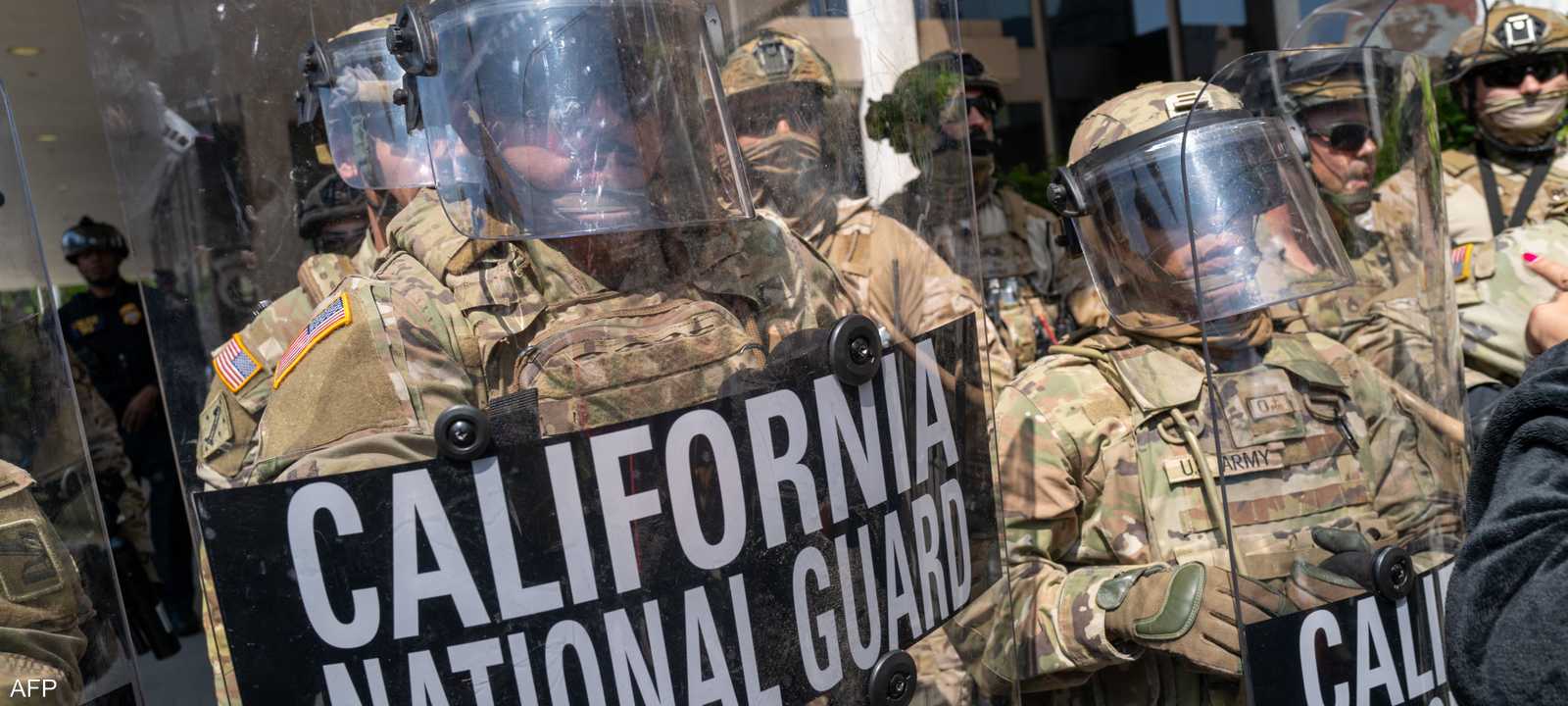 قوات الحرس الوطني تنتشر في لوس أنجلوس بكاليفورنيا