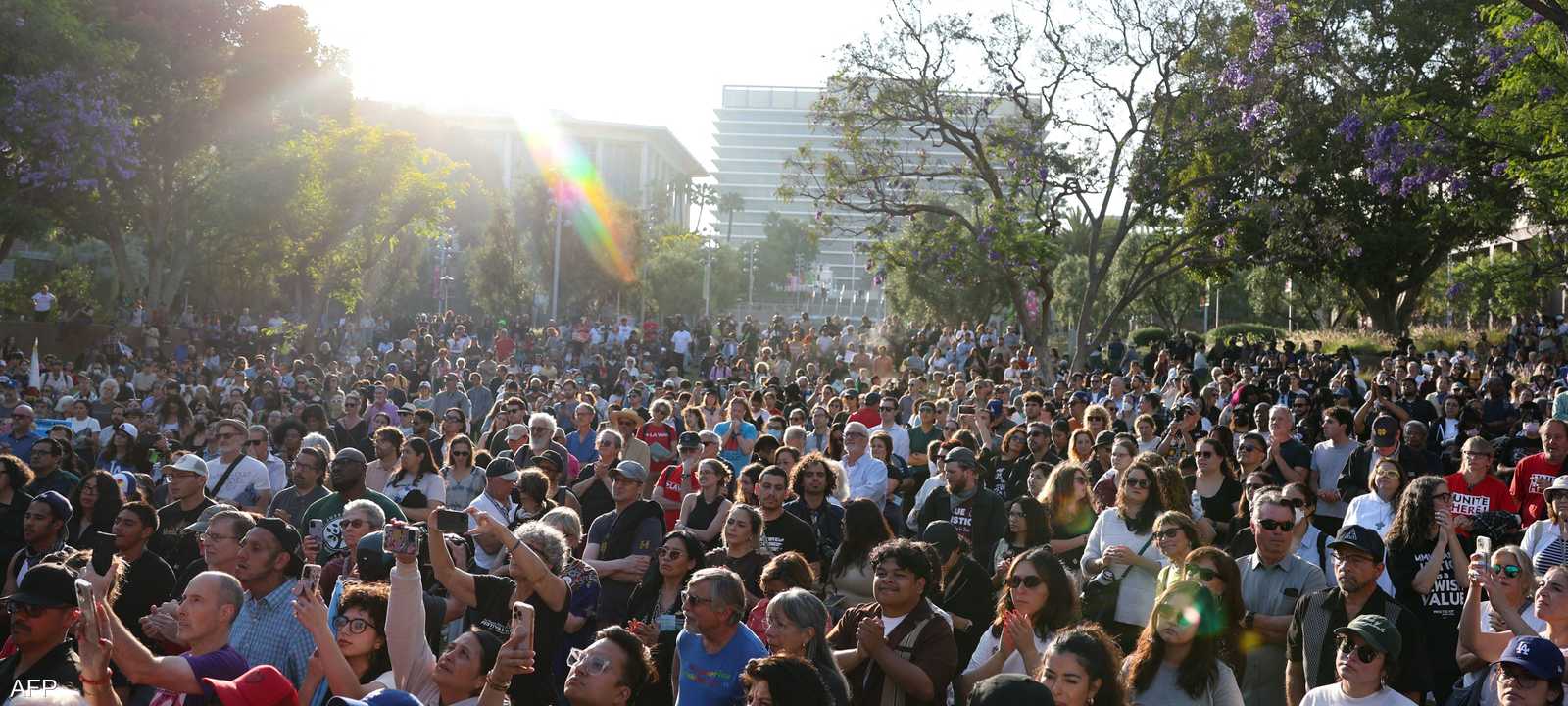 تظاهرات في لوس أنجلوس