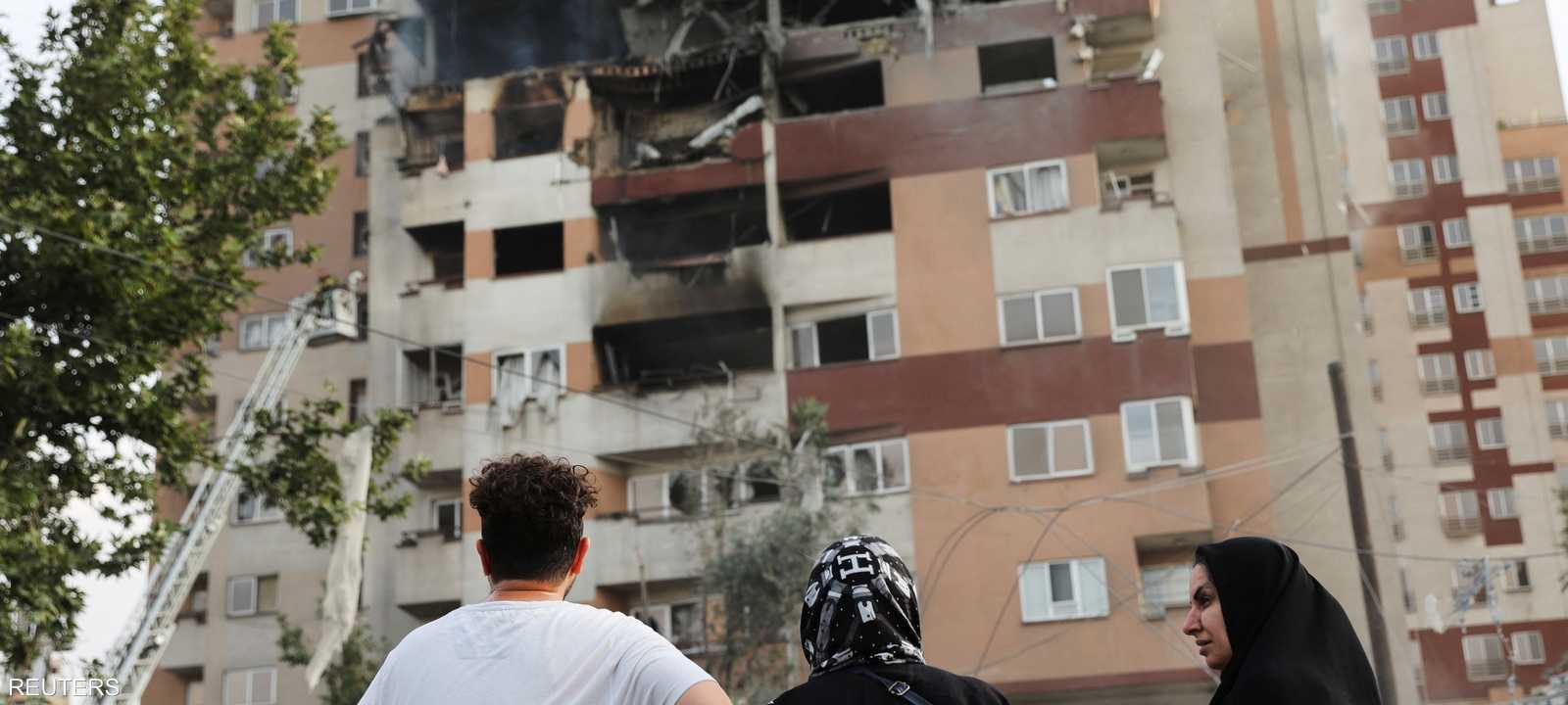 الهجمات الإسرائيلية أحدثت دمارا كبيرا في طهران