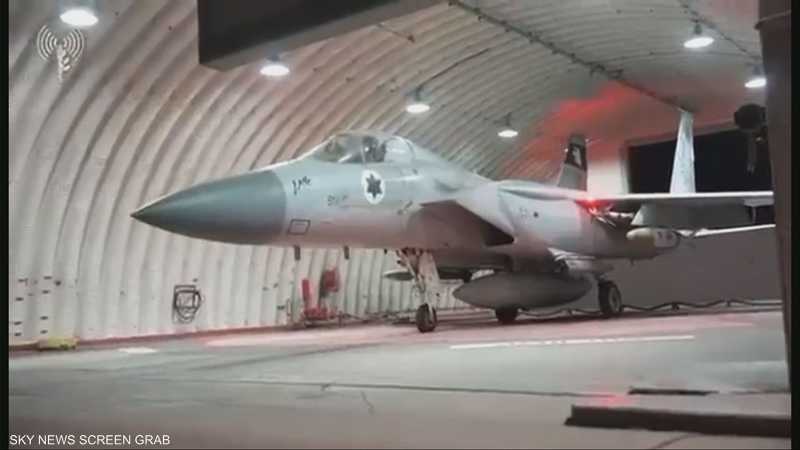 إسرائيل تنشر صورا للطائرات التي شاركت في الضربات على إيران