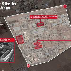 المواقع النووية التي استهدفتها إسرائيل في أصفهان