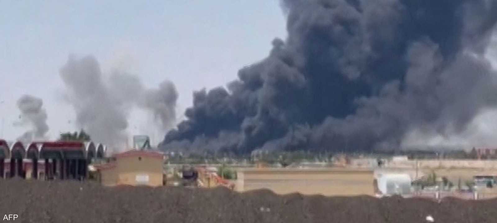 قصف إسرائيلي على موقع عسكري في تبريز