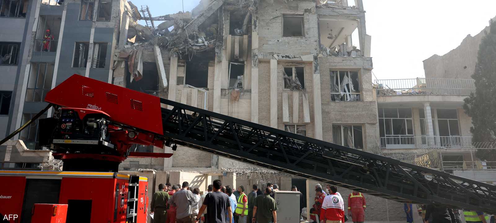 من آثار الضربات الإسرائيلية على طهران