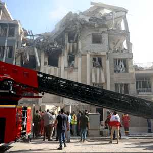 من آثار الضربات الإسرائيلية على طهران