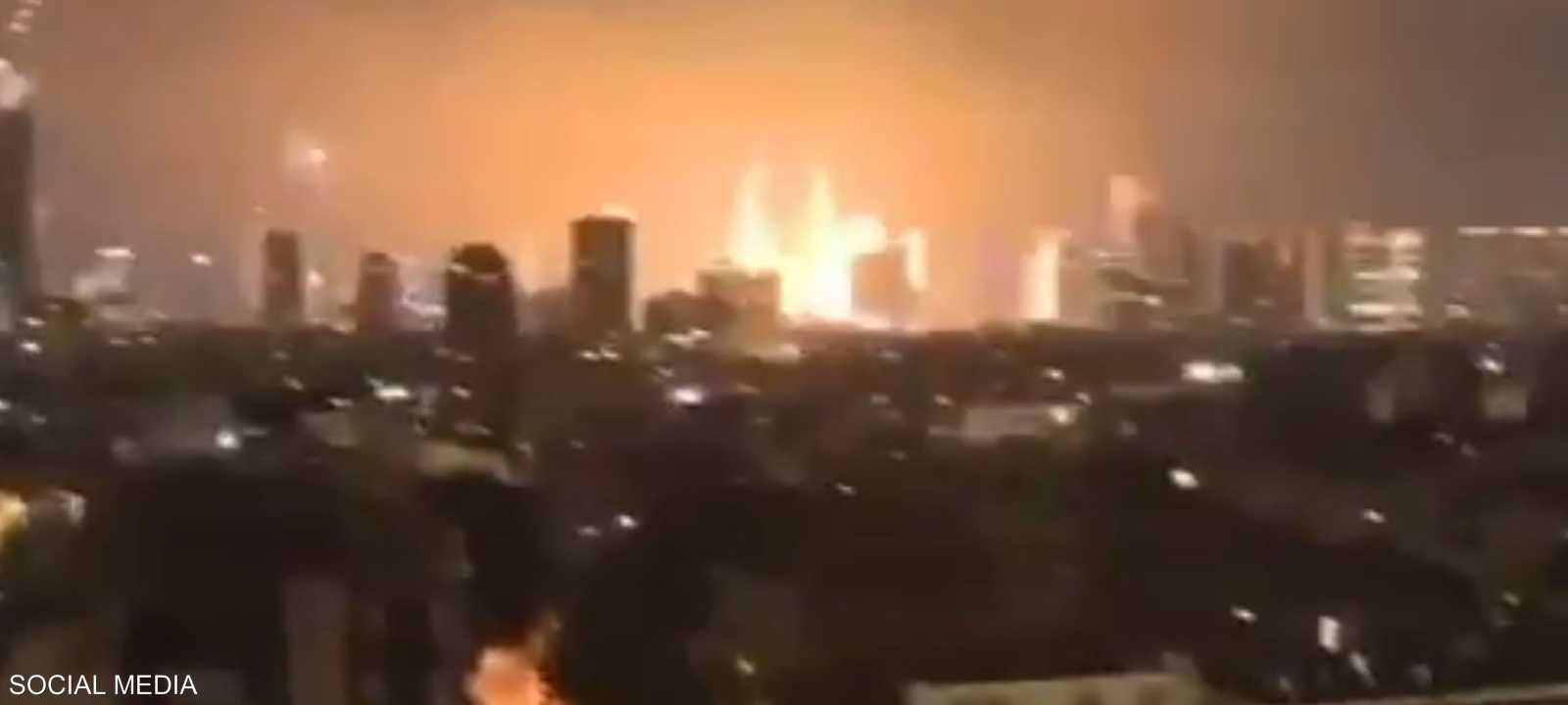 صواريخ إيرانية تسقط في تل أبيب