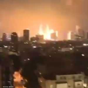 صواريخ إيرانية تسقط في تل أبيب