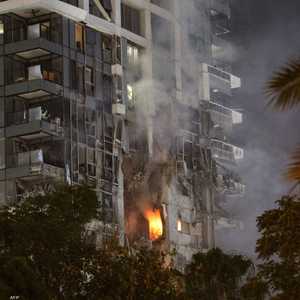 مبنى طالته الصواريخ الإيرانية في تل أبيب