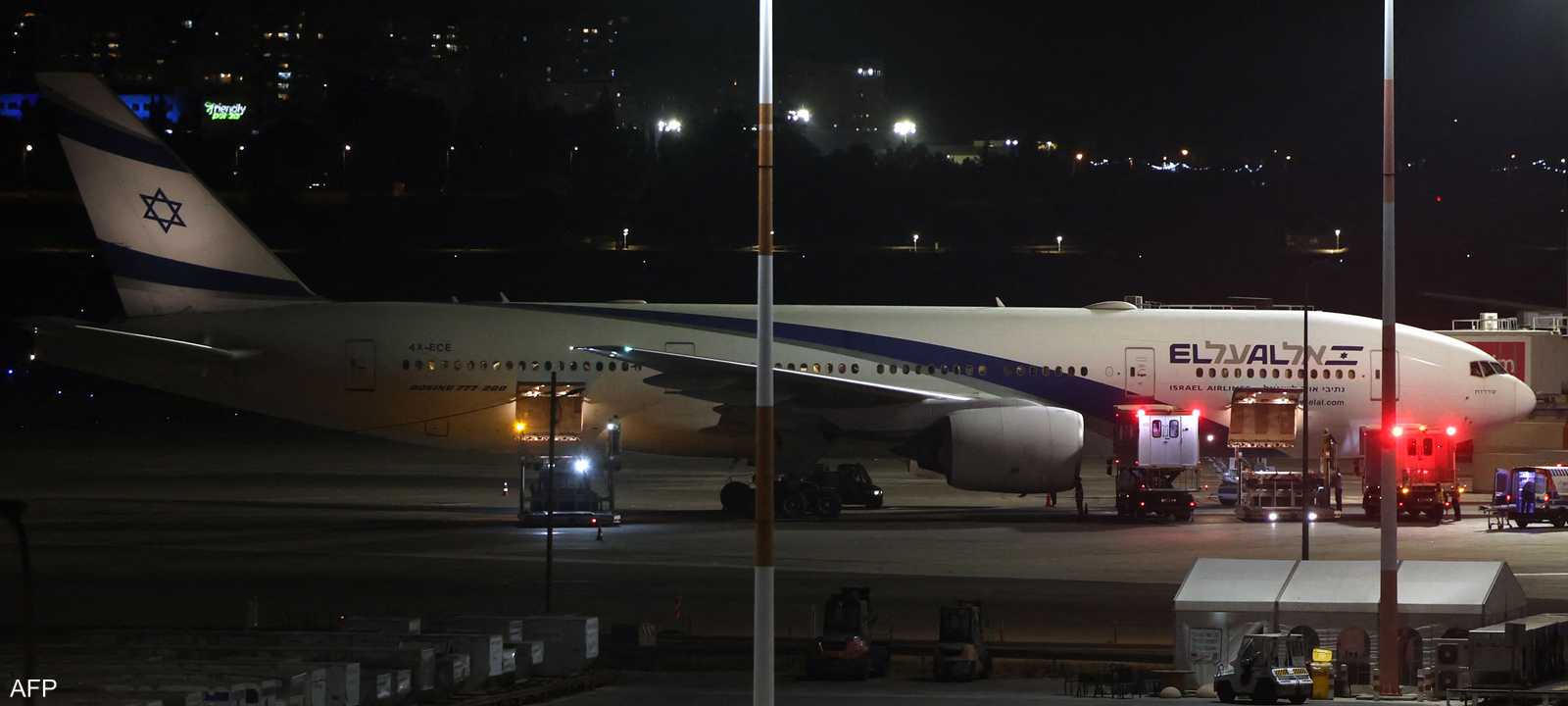 طائرة ركاب إسرائيلية تابعة لشركة "إل عال"