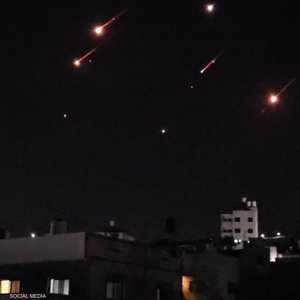 صواريخ فوق نابلس