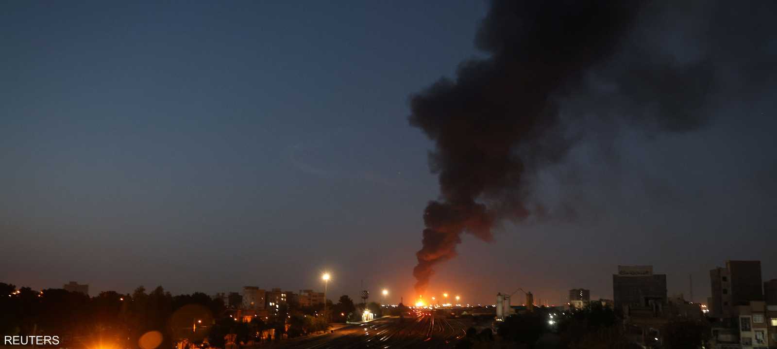 قصف إسرائيلي في طهران