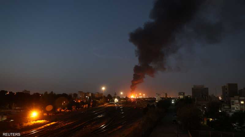 قصف إسرائيلي في طهران