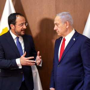الرئيس القبرصي ورئيس الوزراء الإسرائيلي