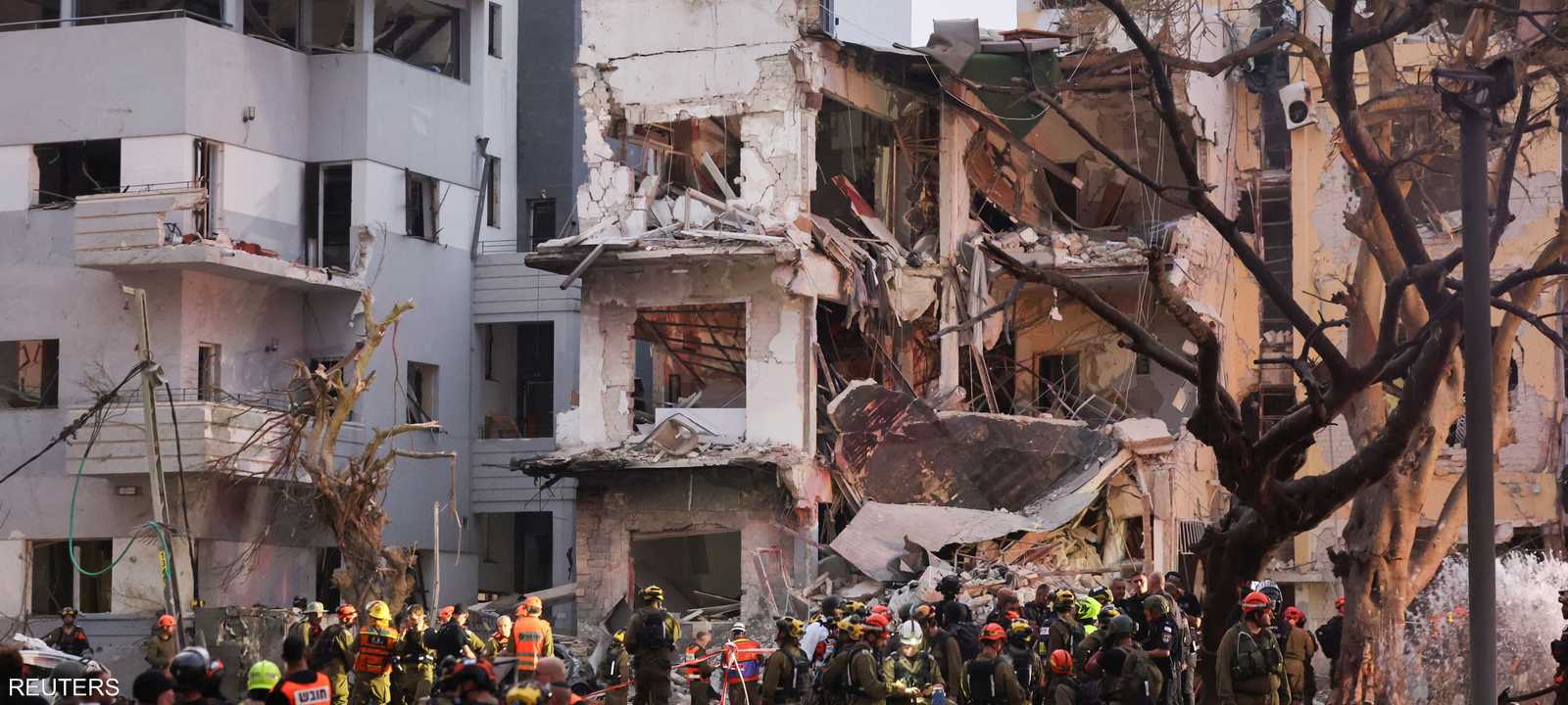 مبان عدة انهارت في تل أبيب