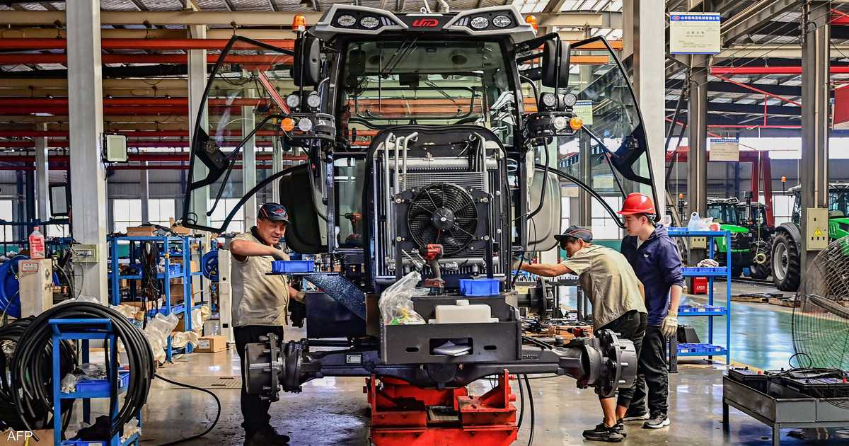 الصناعة الصينية تتوقع نمواً بنسبة 5.9 بالمئة بنهاية 2025