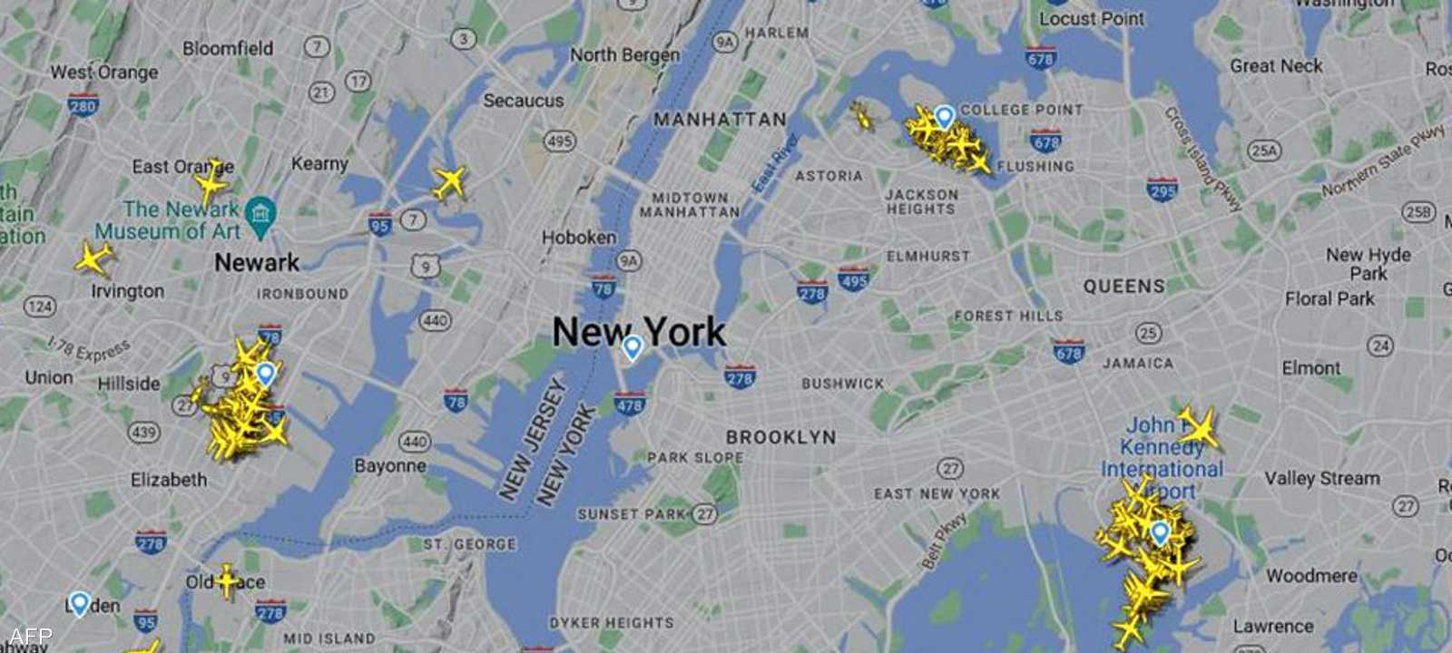 رحلات جوية متوقفة في عدد من مطارات العالم بسب التوتر