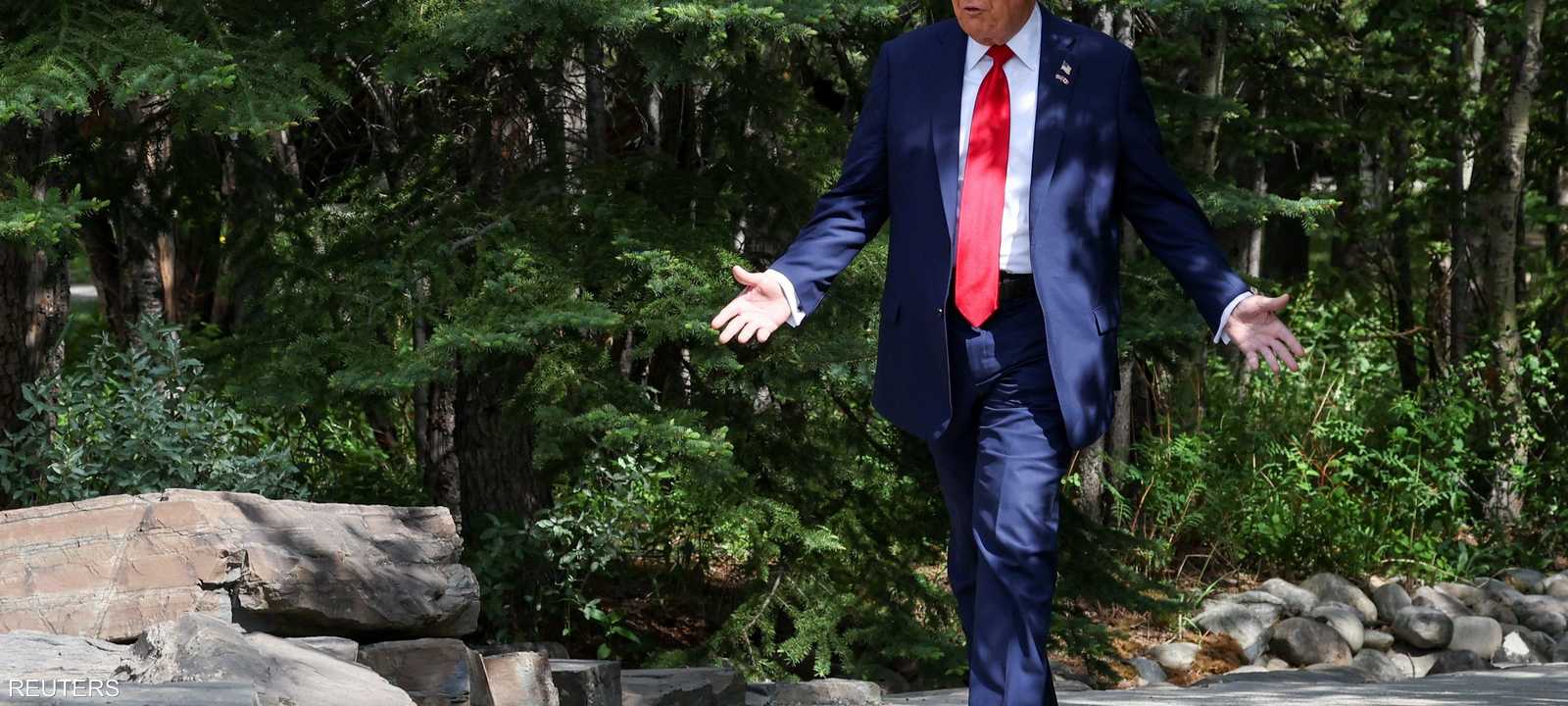 ترامب دعا سكان طهران إلى إخلائها