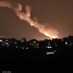 صورة متداولة لرشقة صاروخية إيرانية