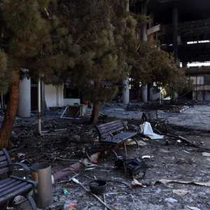 مخلفات ضربة إسرائيلية سابقة