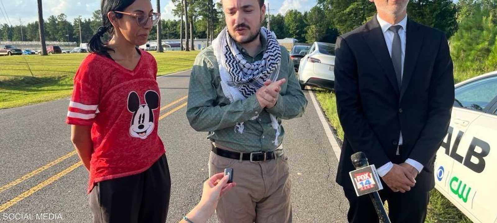 خليل لحظة الإفراج عنه