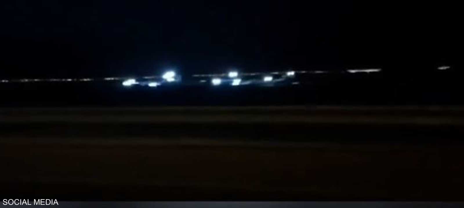 أضواء ساطعة ظهرت في مقطع الفيديو