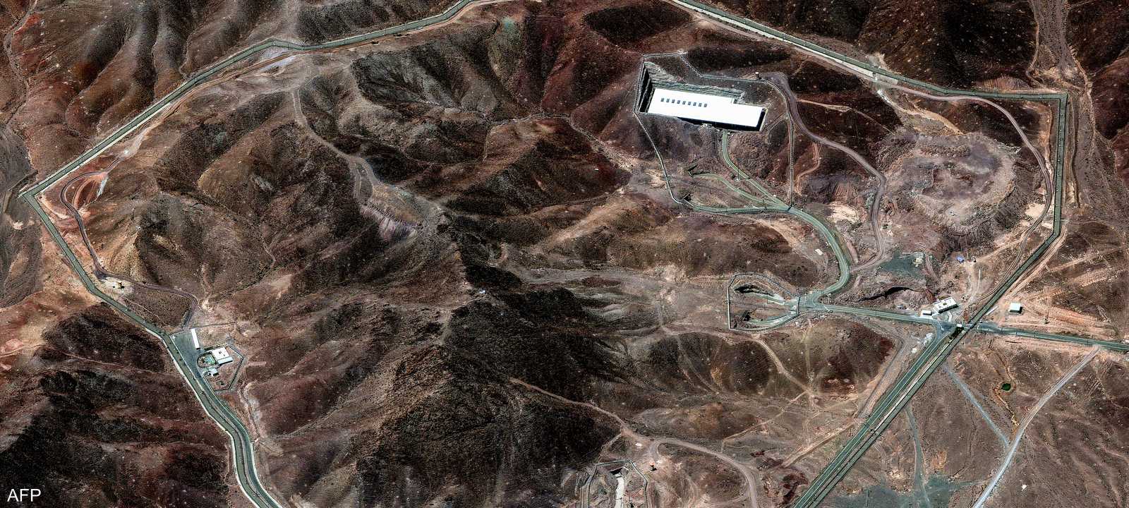صورة لمنشأة فوردو من الأقمار الصناعية قبل أيام من الضربة
