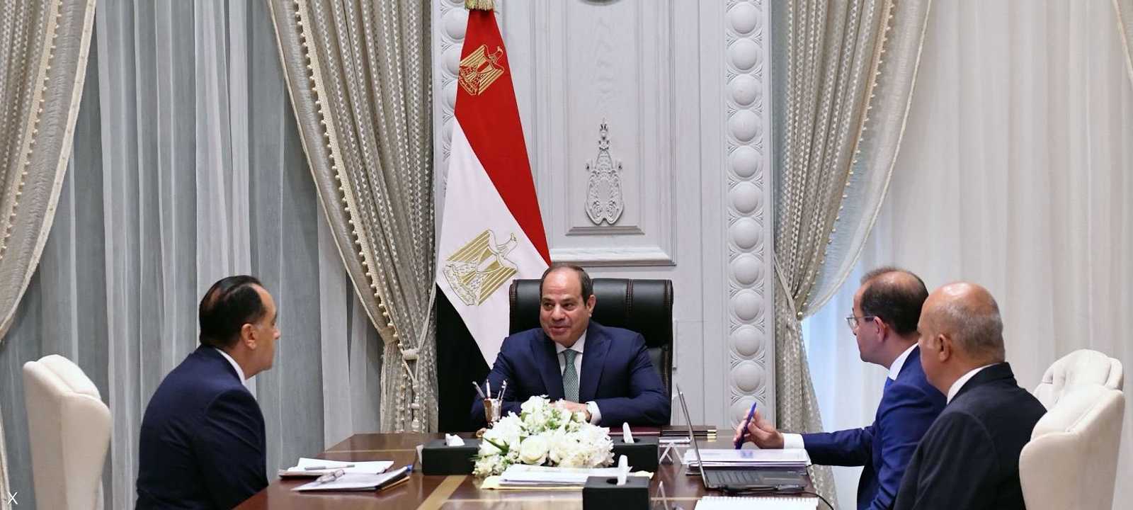 جانب من لقاء السيسي الأحد