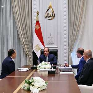 جانب من لقاء السيسي الأحد