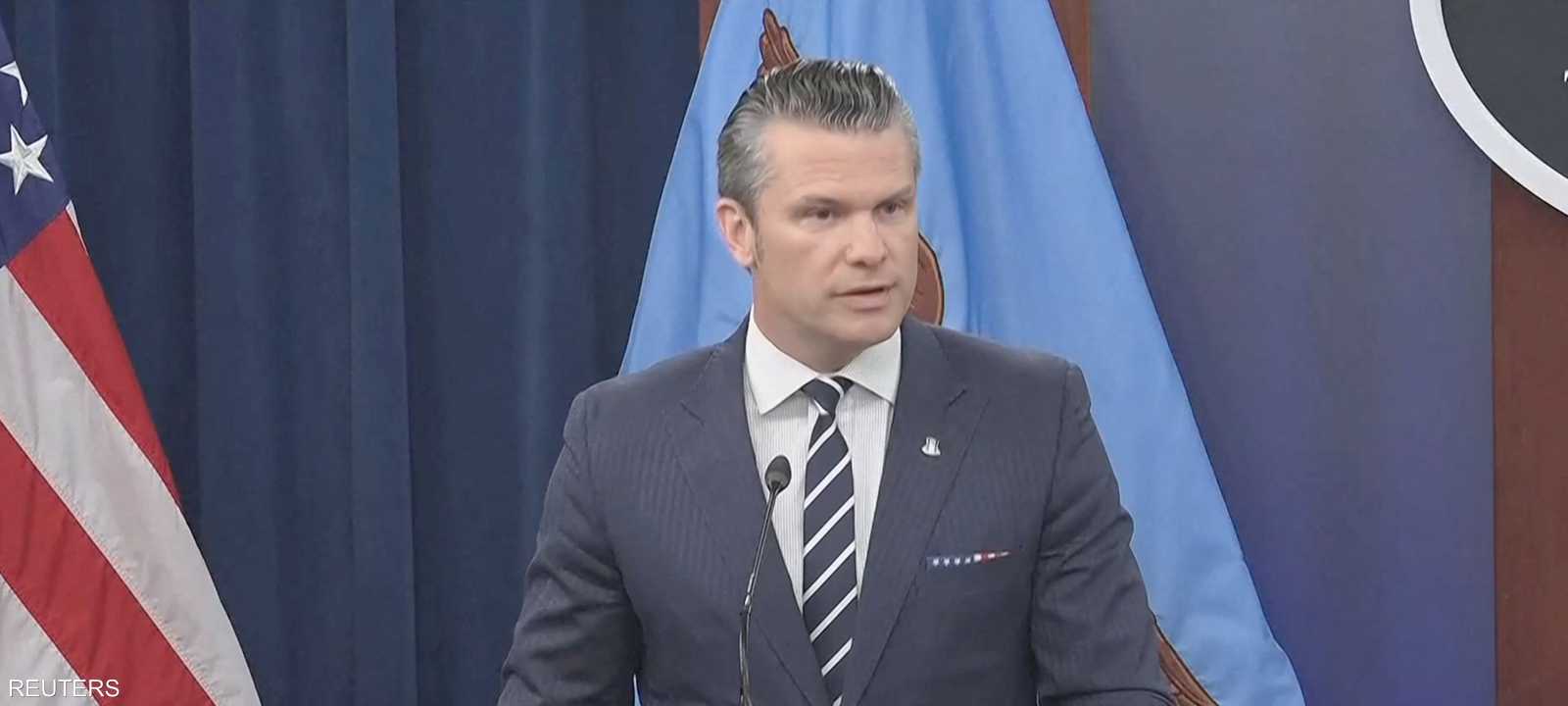 وزير الدفاع الأميركي بيت هيغسيث