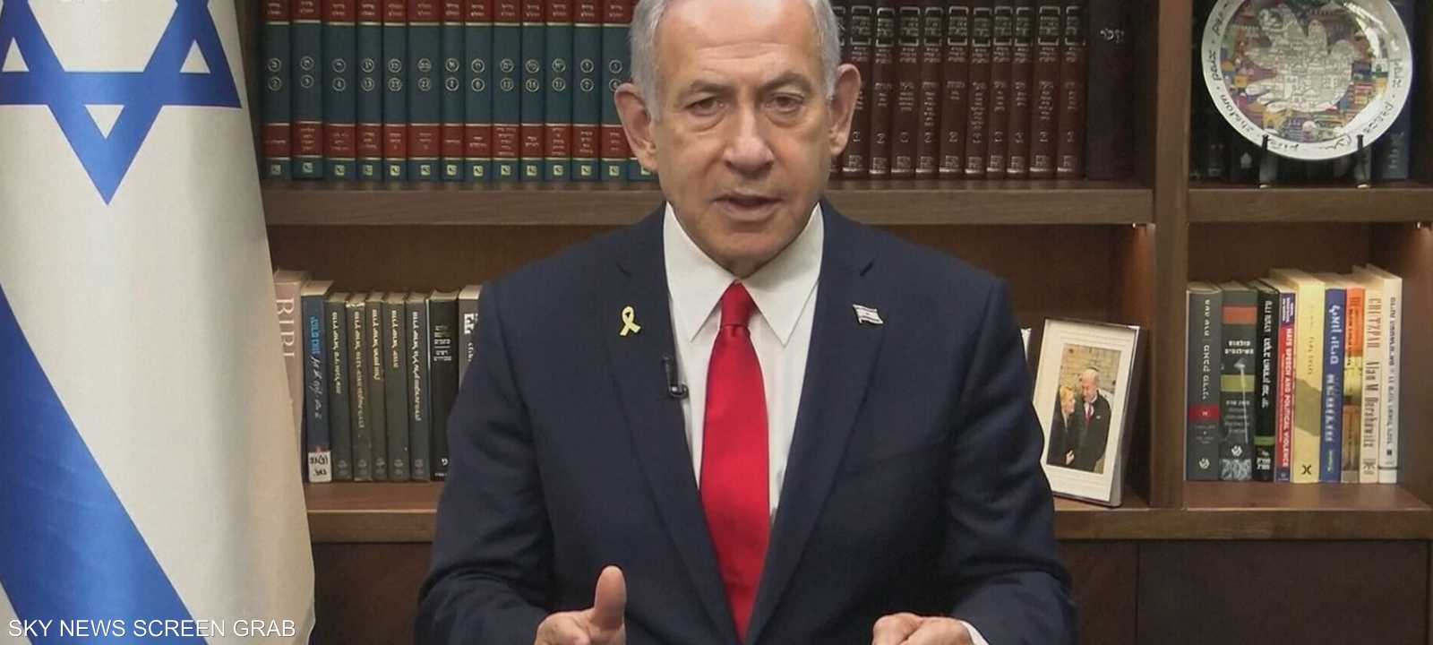 رئيس الوزراء الإسرائيلي بنيامين نتنياهو