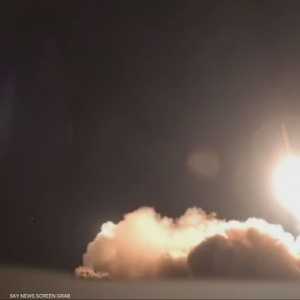 صور متداولة لإطلاق الحرس الثوري صواريخ على قاعد العديد