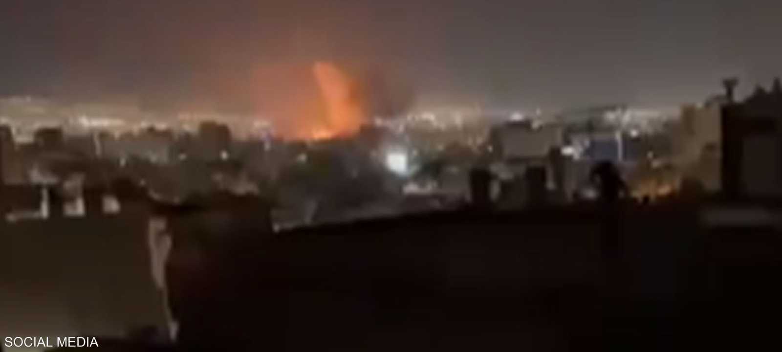 صورة متداولة لانفجار في العاصمة الإيرانية طهران