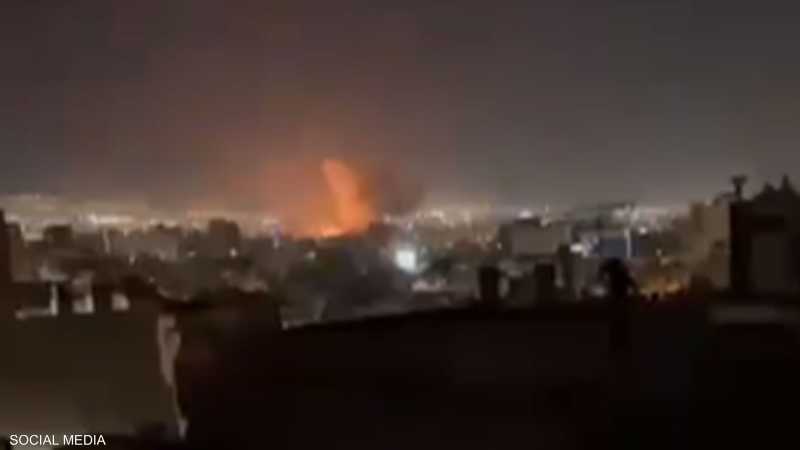 صورة متداولة لانفجار في العاصمة الإيرانية طهران