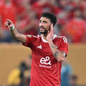 وسام أبو علي سجل هاتريك في المباراة