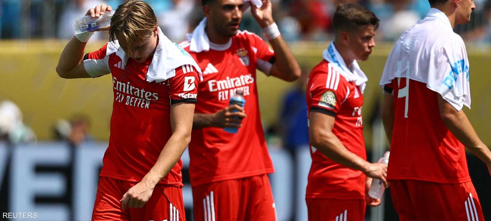 المباراة أقيمت في أجواء شديدة الحرارة