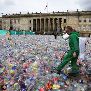 قمامة بكميات هائلة في أهم ساحات بوغوتا