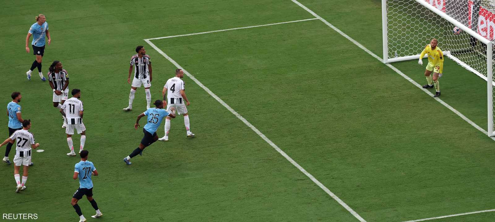 سيتي تفوق بشكل واضح على يوفنتوس