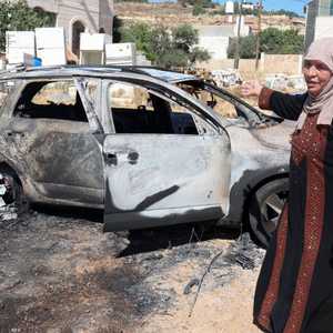 المستوطنون أتلفوا ممتلكات الفلسطينيين في الهجوم