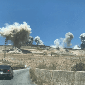 الموقع المستهدف في جنوب لبنان