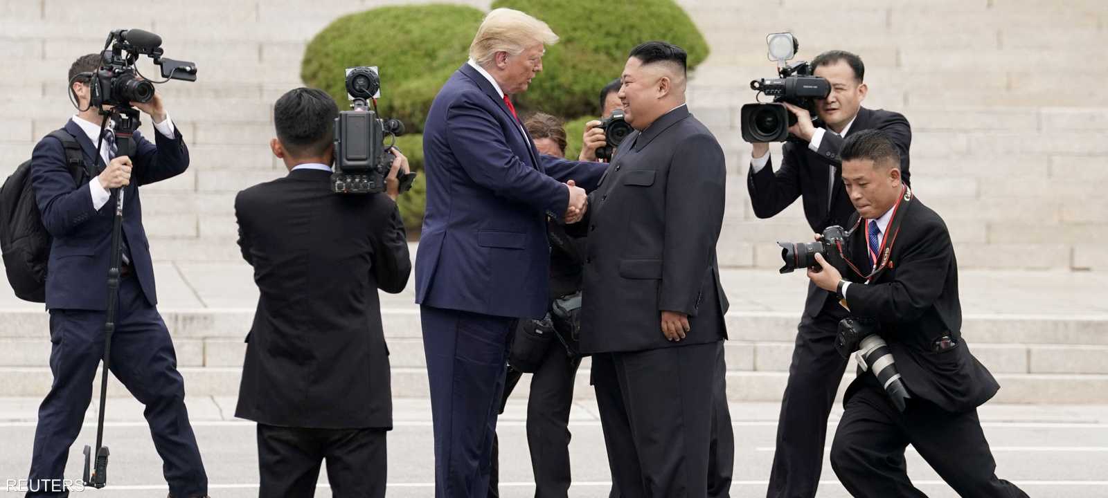 أرشيفية للقاء بين ترامب وزعيم كوريا الشمالية