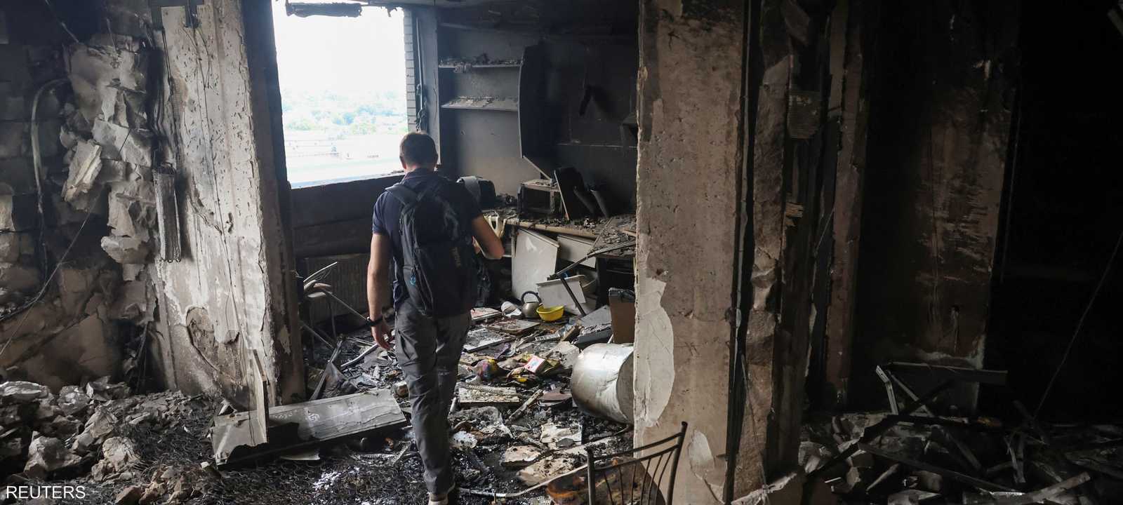 أرشيفية لضربة روسية بمسيرة على موقع في أوديسا بأوكرانيا