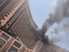 حريق بفندق ضخم في بغداد