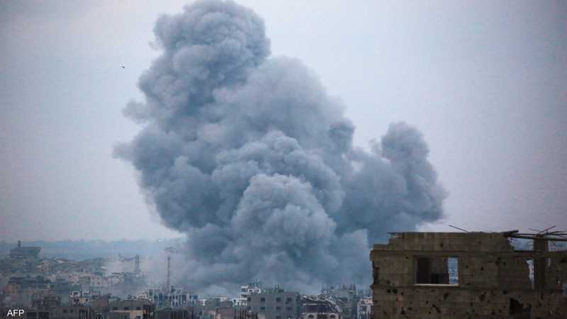 غزة تحت القصف الإسرائيلي