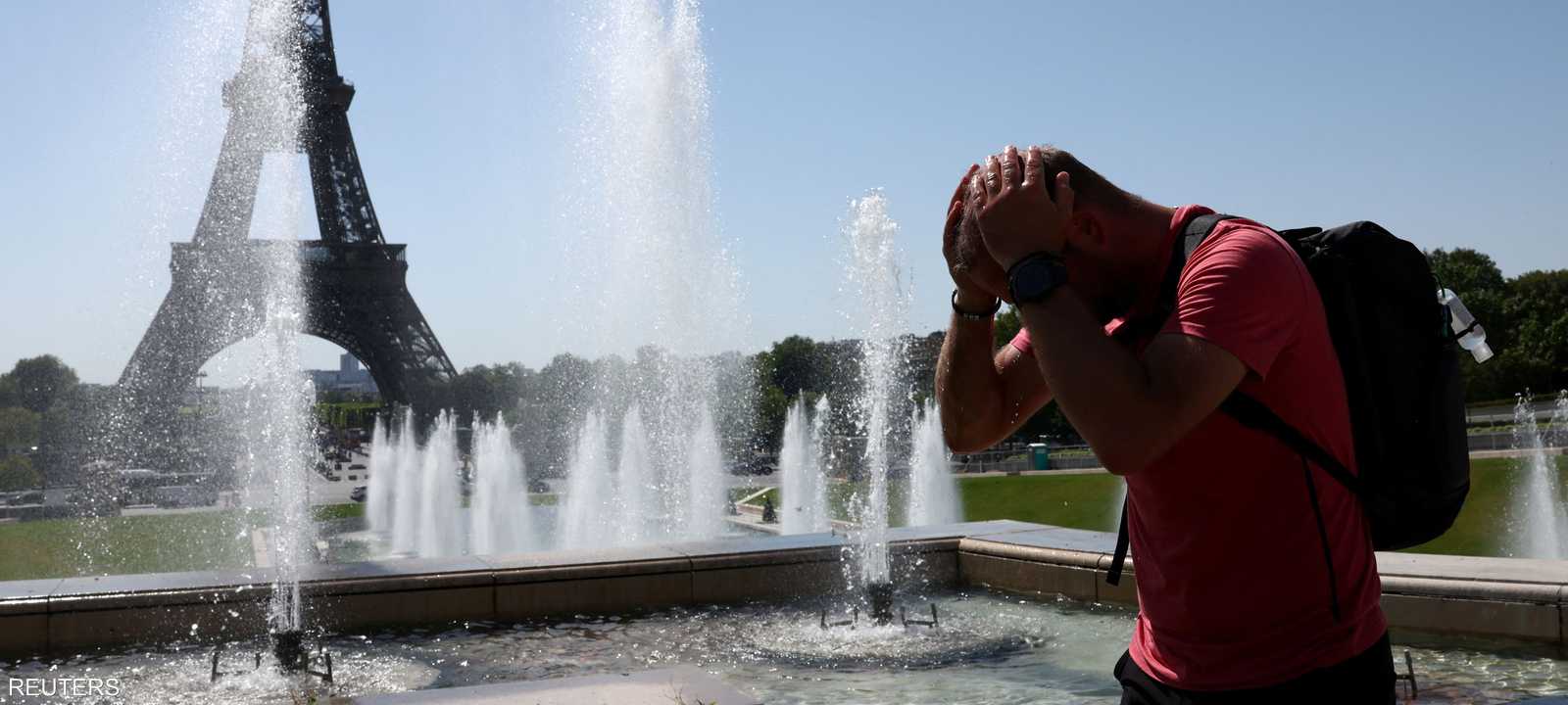 تصل درجة الحرارة في فرنسا إلى 40 درجة مئوية