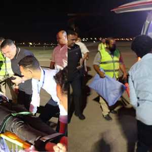 من عملية الإنقاذ للمصابين في الحادث