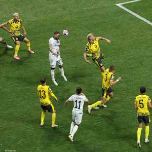 من المباراة بين الفريقين