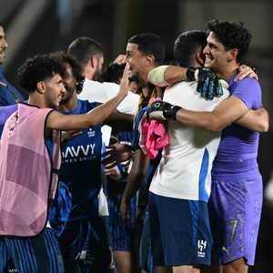 فرحة لاعبي الهلال السعودي