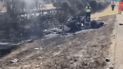 بالفيديو.. هكذا بدت سيارة جوتا نجم ليفربول بعد الحادث المروع